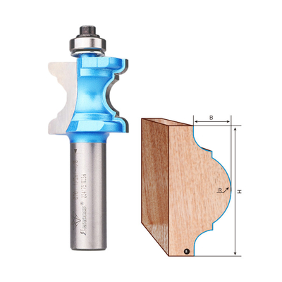 Aşınma Önleyici Pratik Boğa Burun Biti, Çok Fonksiyonlu Bullnose CNC Router Bit