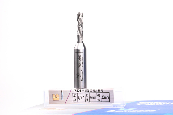 Karbür Üç Kenar Sıkıştırma Bit TCT Düz Bit 6mm Delme Kırpma için