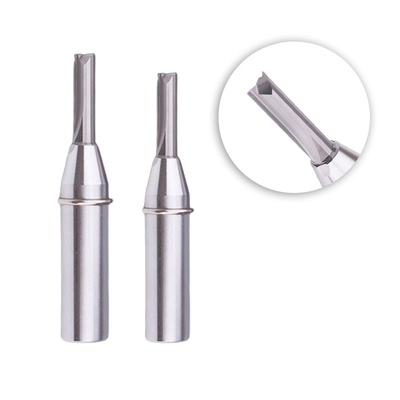 2F TCT Düz Bit Tungsten Karbid CNC freze kesicileri Ahşap Router Bitleri