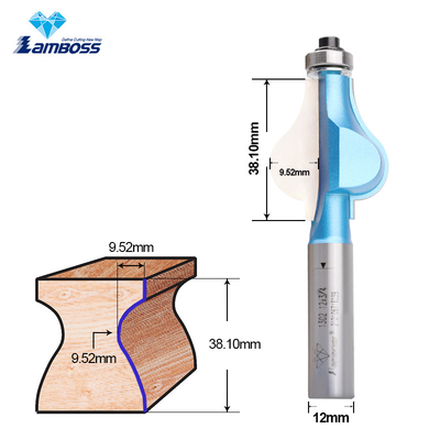 Lamboss Handrail Bit Ağaç İşlemesi için Taşıma ile Yönlendirici Oyma Bits Cove Box Bit