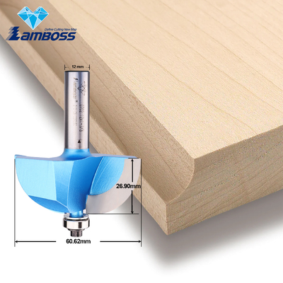 Lamboss 1/2 Chamfer Router Bit Milling Cutter Aletleri Ağaç Cove Bit için